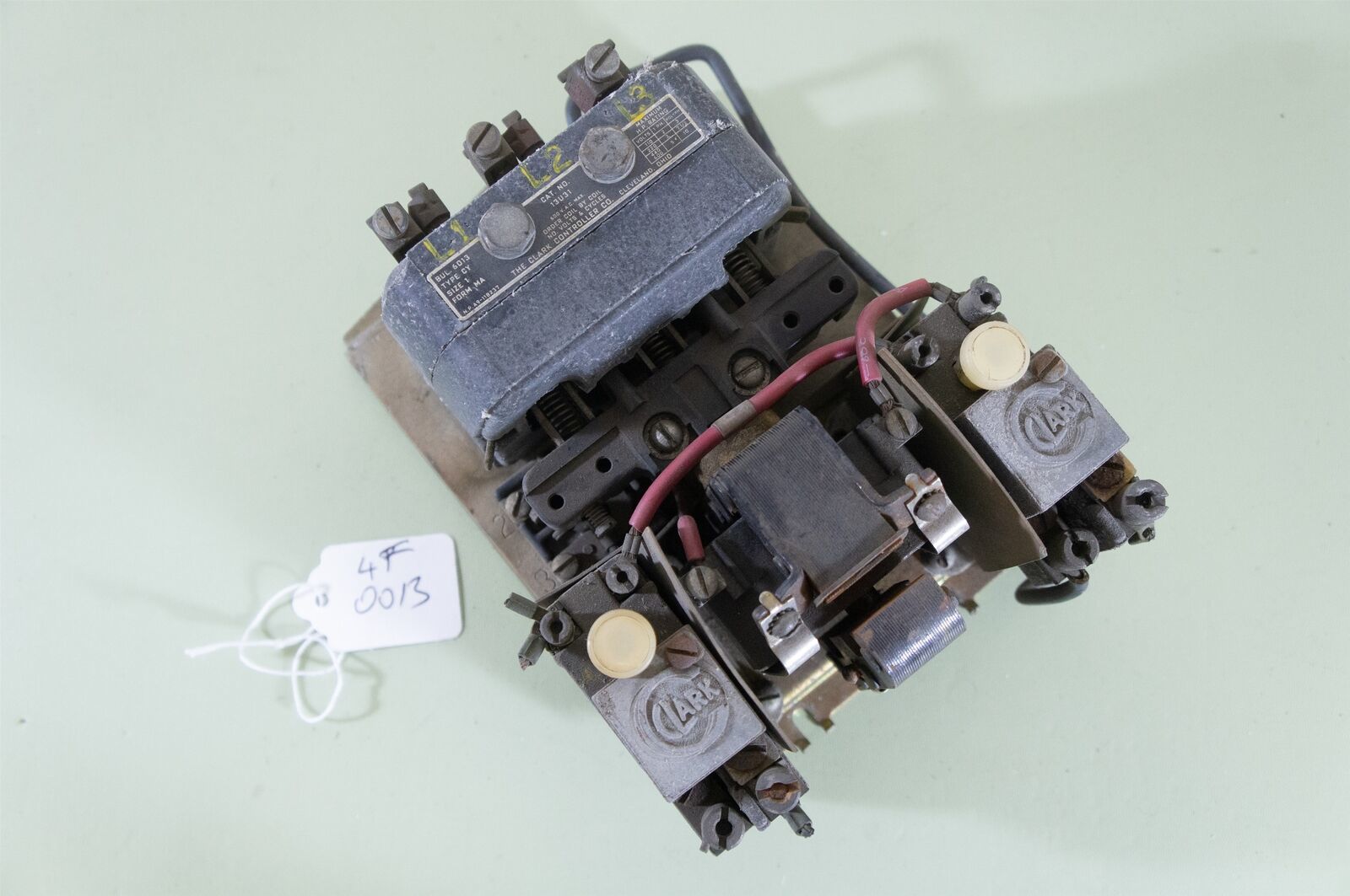 Sylvania Clark 13U31 Contactor Type CY Size 1 + TB-102-22 Coil 110/120V - $28.78