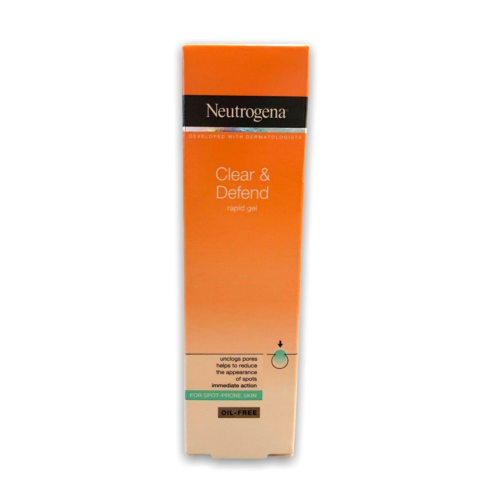 Neutrogena Clear & Defend Rapid Gel 15ml Unclogs Pores Spot Prone Skin NEW - $9.89