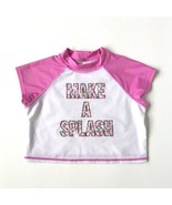 Cat &amp; Jack™ ~ Girls Large 10/12 ~ Make A Splash ~ Rash Guard Cropped Swi... - $285.35 MXN