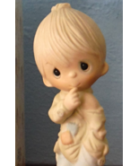 E-1373B Vintage 1978 Precious Moments Porcelain Figurine SMILE GOD LOVES... - £12.78 GBP