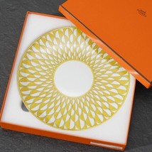 Hermes Soleil d&#39;Hermes Dinner Plate 27 cm porcelain yellow tableware 10.8&quot; - £411.44 GBP