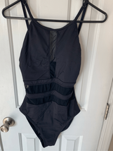 La blanca black bikini medium black cut out one piece - $34.65