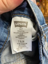 Kids Levi’s Jeans Size 7 Slim - $14.85
