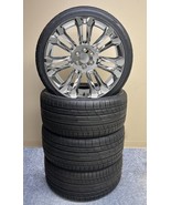 7 Split Chrome 24&quot; Wheels H/T Tires Chevy Silverado Tahoe GMC Sierra Yukon - $48,793.01 MXN