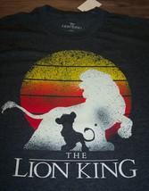 Vintage Style Walt Disney The Lion King Simba T-Shirt Mens 2XL Xxl New w/ Tag - £15.73 GBP