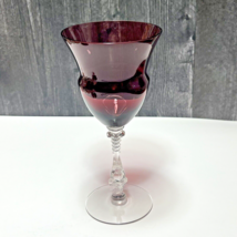 Cambridge Crystal 3126 Amethyst 7 7/8&quot; Water Goblet Glass - $27.72