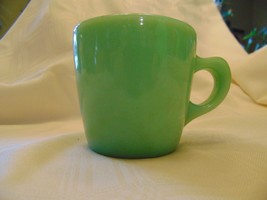 Fire King Oven Jadeite Coffee Cup Vintage Restaurant Ware - £30.92 GBP