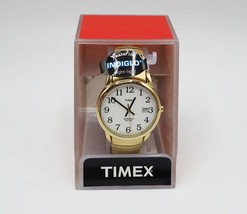 Timex Analog Quartz Mens Watch Stretch Band Indiglo WR 30m - $24.74