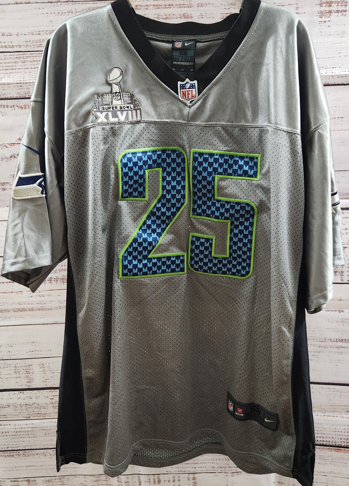 Nike Super Bowl XLVIII - Richard Sherman Jersey - Size 56 - $43.75