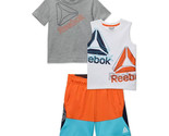 Reebok Baby and Toddler Boy T-Shirt, Tank Top, and Shorts Outfit Set, 3-... - $17.99