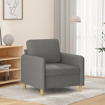  Sofa Chair Dark grey Fabric (100% polyester), metal, plywood - $3,211.42 MXN