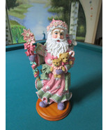 SANTA SCULPTURE FIGURINE  12&quot; BEARS GIFT  [*SANTABX*] - €54,03 EUR