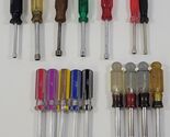 *J) Vintage Mixed Lot of 16 Socket Nutdrivers Tools Screwdrivers - $19.79