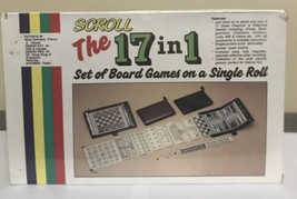 New Scroll 17 In 1 Board Game On A Single Roll 17 Games Total - $14.24