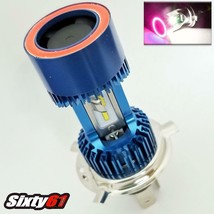 Harley Davidson LED Pink Halo Angel Eye Bulb High-Low White 5000LM Super... - $24.00