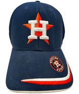 fan favorite Houston Astros hook &amp; loop adjustable double logo hat OSFA - $25.41
