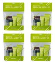 4 X Tonymoly The Chok Chok Green Tea Watery Kit 6 Items *K-Beauty* NEW/SEALED - £43.35 GBP