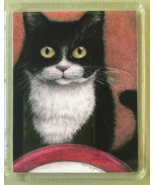 Cat Art Acrylic Large Magnet - Suppertime - $10.94 CAD