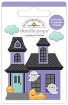 Doodlebug Doodle-Pops 3D Stickers-Sweet &amp; Spooky - Haunted Manor DB8242 - £11.06 GBP