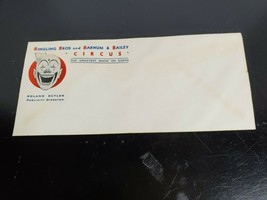 Unused Ringling Brothers and Barnum &amp; Bailey Circus logo envelope, clown - £10.09 GBP
