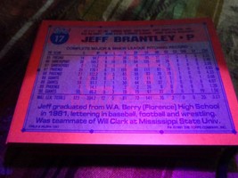 1991 Topps BASEBALL- Lot Of 50 (Fifty) Glow Uv Light Logo Parallel Rare Cards - £73.25 GBP