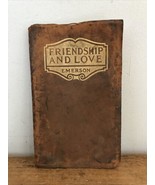 Friendship Love Ralph Waldo Emerson Small Soft Leather Bound Book Barse ... - £47.68 GBP