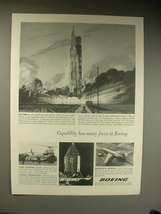 1963 Boeing Ad - Saturn V Rocket - $18.49