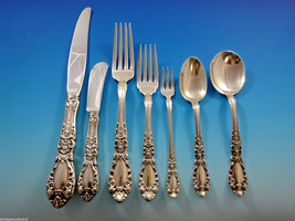 Prince Eugene by Alvin Sterling Silver Flatware Set 8 Service 61 Pcs Dinner Size - £2,845.34 GBP