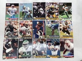 1991 NFL Pro Set The Official NFL Card Football Lot of 15 Cards - £18.57 GBP