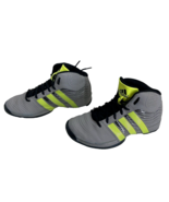 Adidas Men&#39;s US Size 6 Gray Neon Green Basketball Shoes CLI 037001 - $39.08 CAD