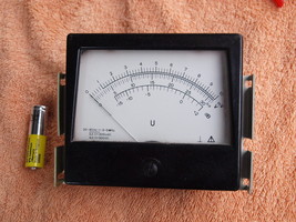 Vintage Soviet USSR Russian Panel Analog Voltmeter DC 0-31.6 V ( -15 ...... - £9.33 GBP