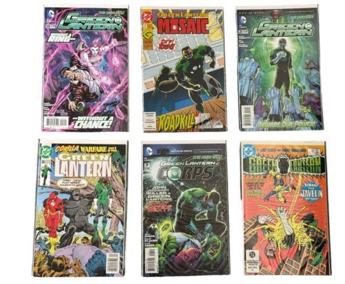 DC Comics Green Lantern Comic Book Lot Of 6 Bagged & Boarded Lot2 - £18.44 GBP