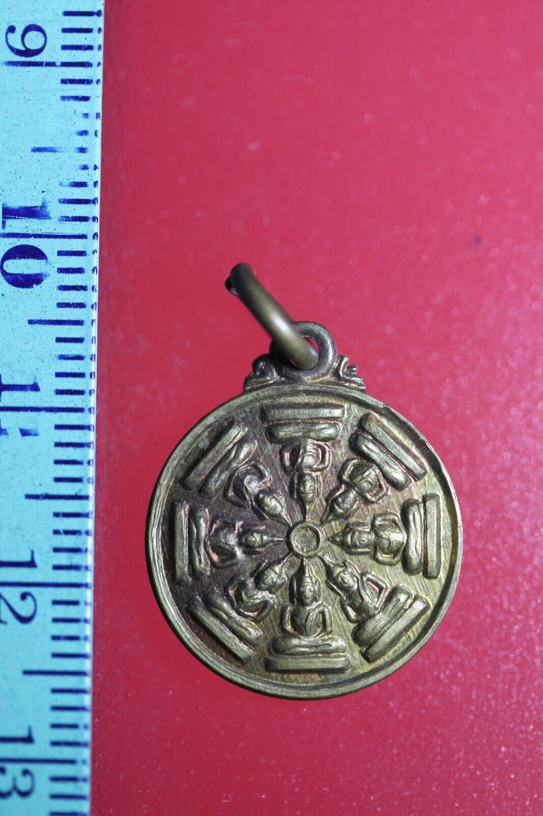 FLA02-xxxxuuu Buddha Buddhist Success Coin Talisman Thai Amulet Pendant ... - $7.70