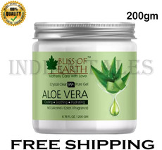  Bliss of earth® 99% Pure Crystal Clear Aloe Vera Gel 200 gm  - £19.29 GBP