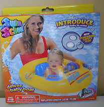 Deluxe Baby Swimming Pool Boat Float Raft Swim School  - £16.00 GBP