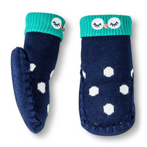 NWT Circo Owl Infant Baby Knit No-Slip Slippers Moccasins Socks Shoes 0-6 M - £6.38 GBP