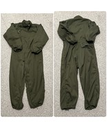 Vtg 1960s Vietnam War Mechanic Coveralls Excellent Condition Conmar Zipp... - $122.20 CAD