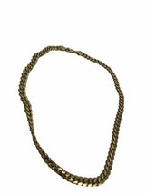 O.G Obey 18k Gold Plated Curb Linked Men's Necklace Chain - £9.84 GBP