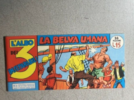L&#39;albo Dei Inseparabili The Three Caravels #3 (1978) Italian 3&quot; X 6&quot; Comic - £11.86 GBP