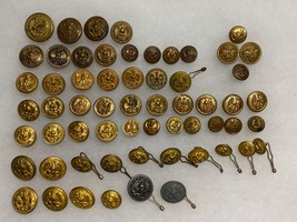 Civil War, Post Civil War, U.S. Navy, Buttons, Assorted Makers, Grouping Of 60 - £19.38 GBP