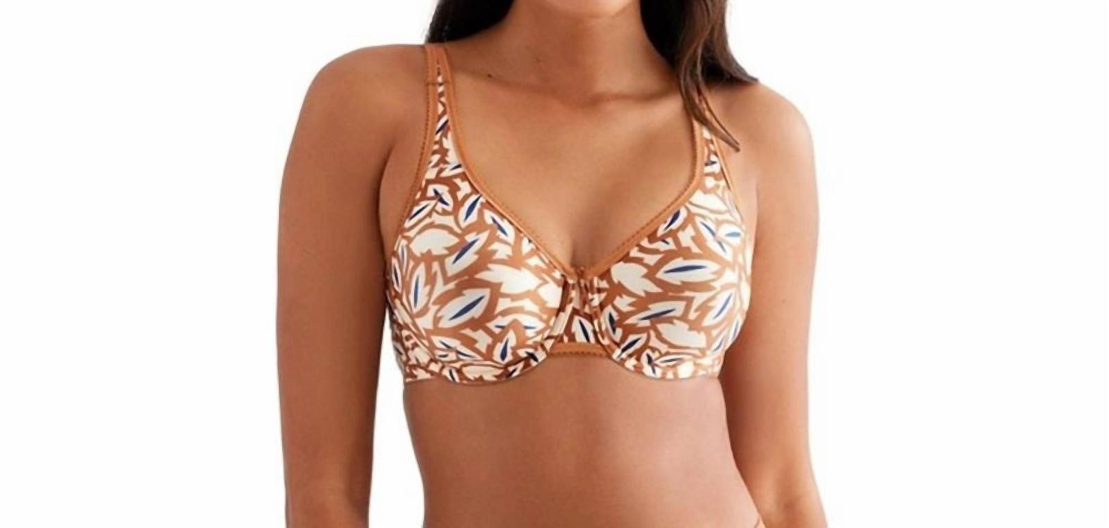 Wacoal Basic Beauty Full Figure Seamless Underwire Bra Etched Leaves - $54.00