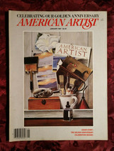 American Artist January 1987 Wendell Minor Jacqui Morgan Paul Davis - £6.32 GBP