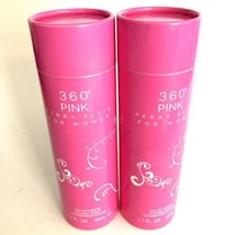 Perry Ellis 360 Pink by Perry Ellis, 1.7oz EDP Spray for Women Lot Of 2 - £24.79 GBP