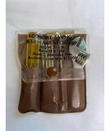 Vintage Advertising Promo Pocket Size Tool Kit Vinyl Case Economy Saving... - $187.97 MXN