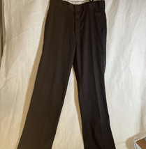 Dickies Pants Mens 34 x 34 Black Khaki Workwear Dress Outdoor Slacks Uniform - £13.70 GBP
