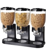Triple Food Dispenser Cereal Containers Storage Container Dispenser Coun... - €50,34 EUR