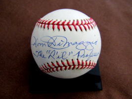 Dom Dimaggio The Lil Professor Red Sox Signed Auto Vintage Oal Baseball Beckett - £197.83 GBP