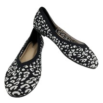 Ataiwee Shoes Leopard Black White 11 Ballet Flats New - £27.65 GBP