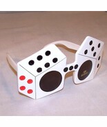 4 PAIR PLAYING DICE SUNGLASSES novelty party glasses - $354.32 MXN