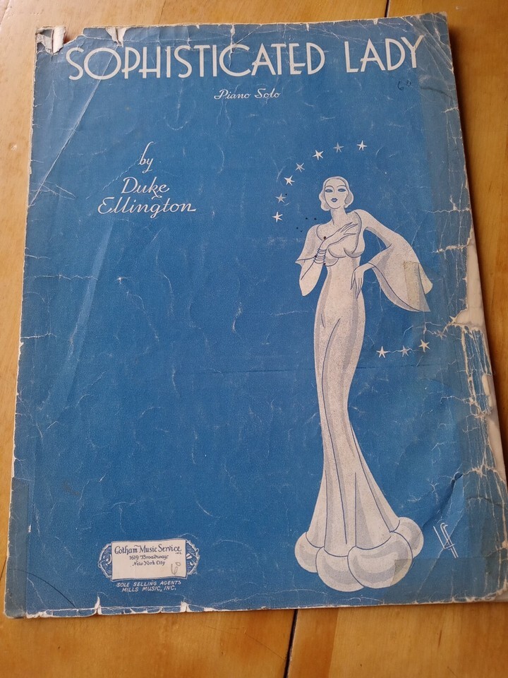 Vintage Piano Sheet Music - Sophisticated Lady - Duke Ellington - 1961 - $18.69